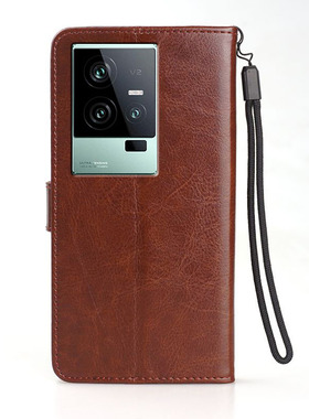 适用iQOO11S手机壳皮夹VIVOV2304A保护套6.78英寸外壳翻盖艾酷11S新款iqqo11S磁扣ⅰqoo11S钢化膜ipoo11S潮女