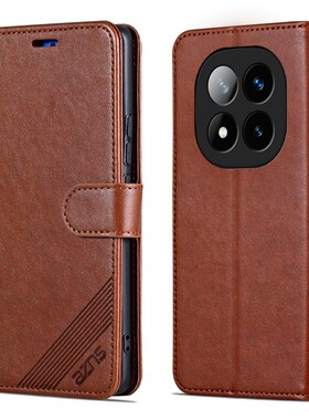 翻盖保护套适用小米24115RA8EC手机壳6.67英寸红米Note14 Pro+翻盖外壳皮夹红米Note14Pro+软壳REDMI插卡防摔
