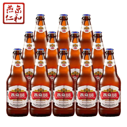 燕京啤酒8度u8优爽小度特酿500ml