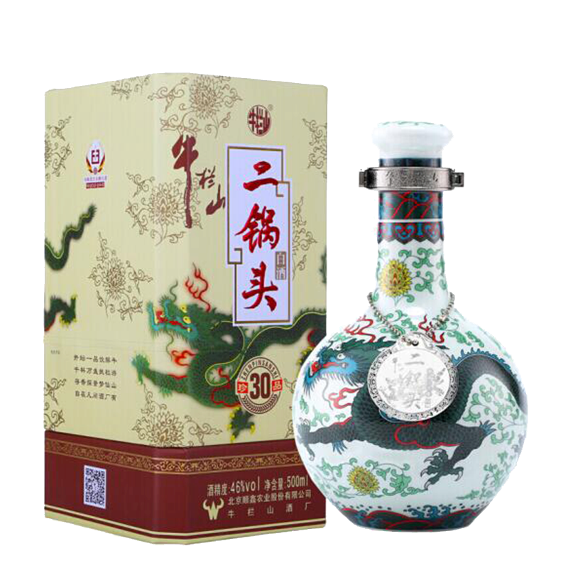 牛栏山二锅头46度白酒单瓶二锅头