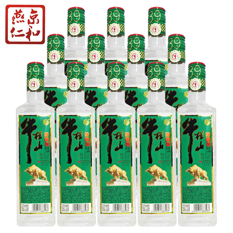 牛栏山39度陈酿小方瓶整箱