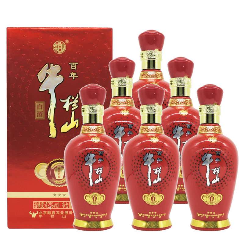 牛栏山42度纯粮特酿三星