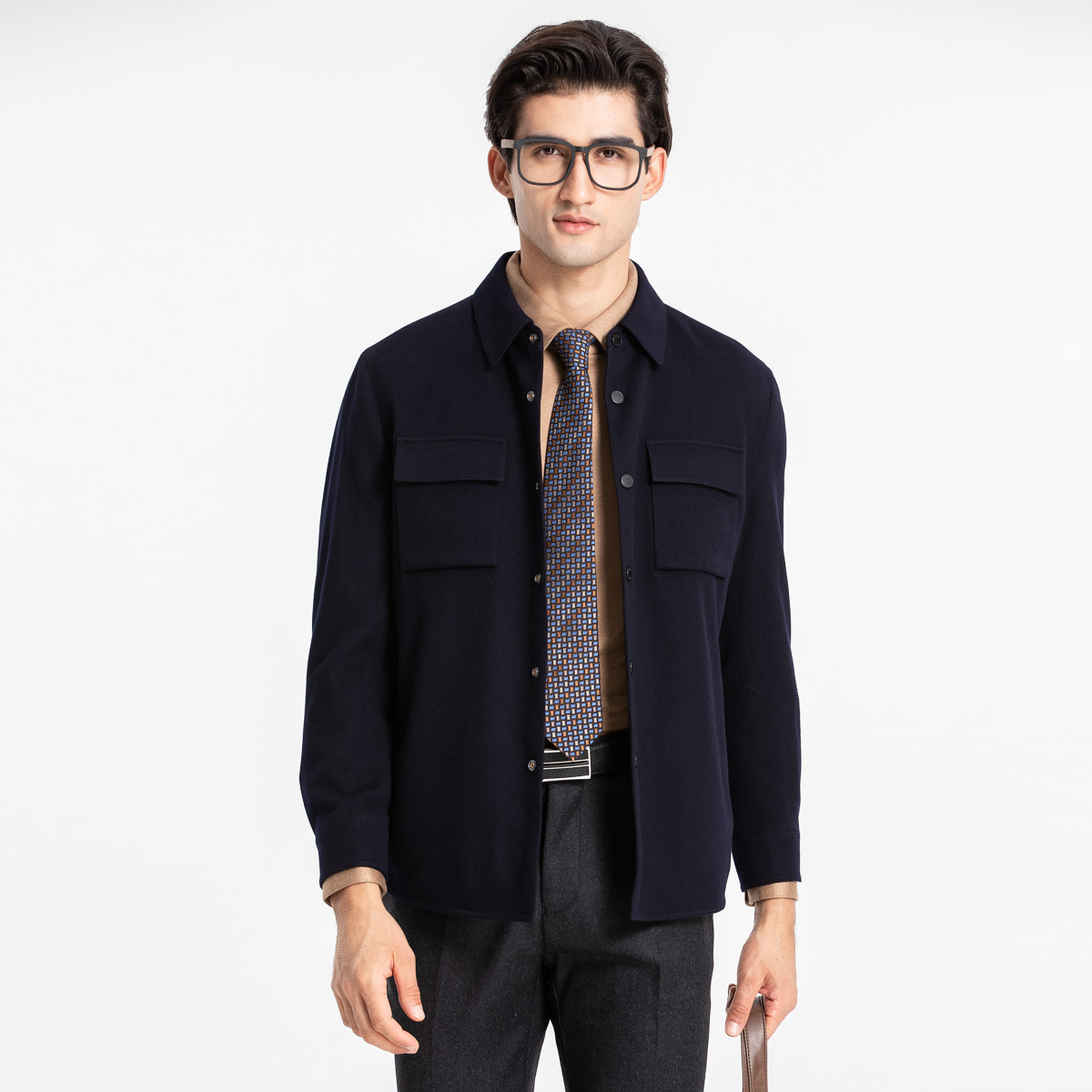 路卡迪龙翻领冬季翻领夹克