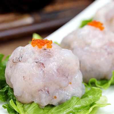 手打青虾滑95%虾肉虾球火锅丸子虾丸酒店菜肴虾仁食材早餐低脂