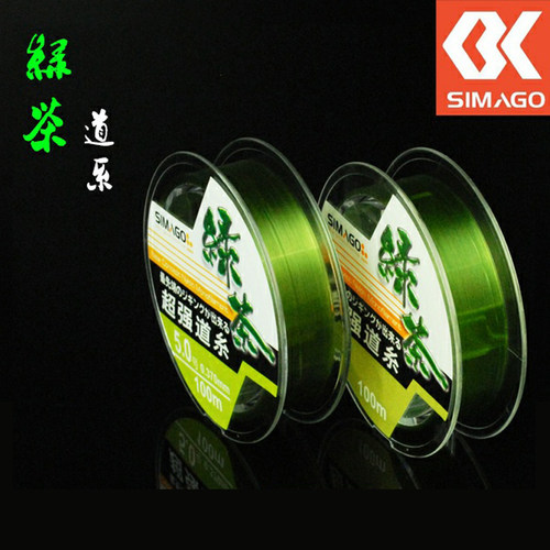 进口原丝喜曼多尼龙线绿茶