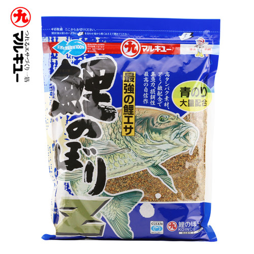 丸九鲤鱼旗日本进口黑坑野钓饵料