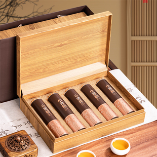 新会小青柑茶叶包装盒空礼盒定制28粒装桔皮普洱茶礼盒空盒5罐装