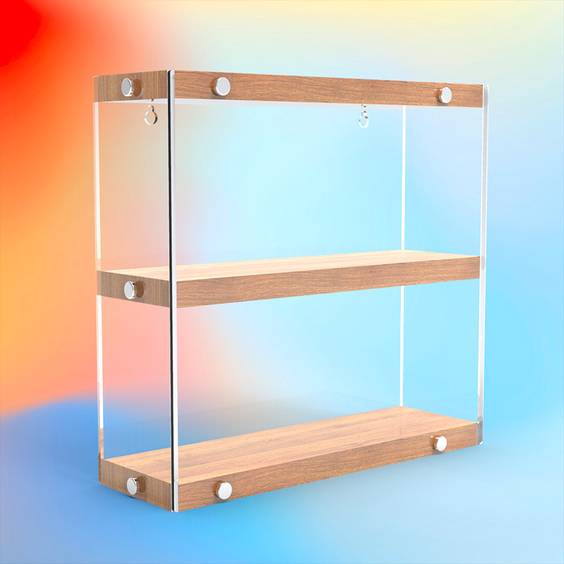 手办透明展示盒防尘毛绒公仔