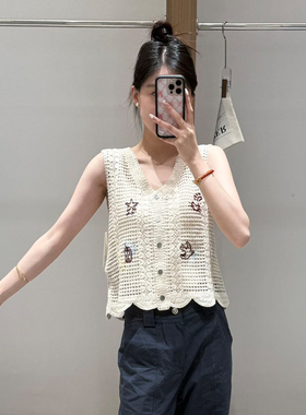 FIZZFLY | 25设计师品牌新款 25年秋季钩花针织马甲