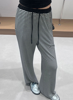 FIZZFLY | 25设计师品牌新款 25SS夏季条纹羊毛休闲裤