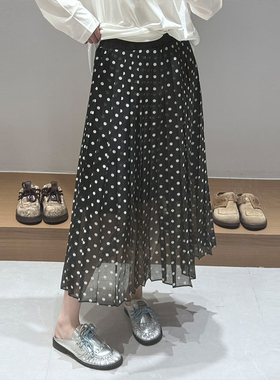 FIZZFLY | 25设计师品牌新款 25秋季欧根纱波点百搭半身裙