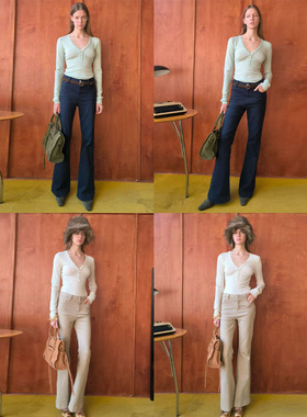 【现货】GENTLE THORNS时尚百搭新款贝壳扣V领羊毛经典款打底