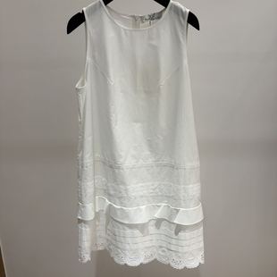 无袖 新款 26设计师品牌春季 拼接纯色连衣裙 现货询价