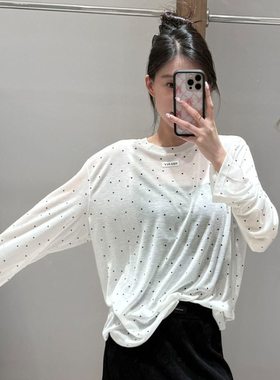 FIZZFLY | 设计师品牌新款 25年秋季波点胸口标打底T恤