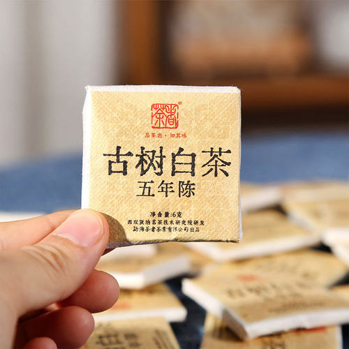 2023年 五年陈云南曼松古树白茶 方砖 6克/片