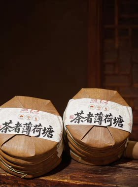 【整箱批发】茶者2026年薄荷塘古树云南普洱茶生茶送礼200克*10片
