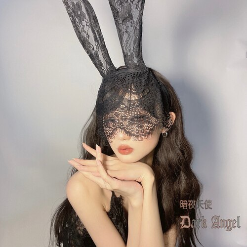 兔女郎头饰猫咪耳朵发箍情趣蕾丝头套cos道具lolita狐狸发夹发饰 - 封面