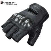 GHOST RACING găng tay bằng sợi carbon xe máy đua retro cưỡi off-road chống vỡ đầu máy thoáng khí đầu ngón tay - Xe máy Rider thiết bị