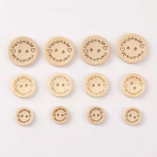 纽扣diy手工辅料碗型木扣