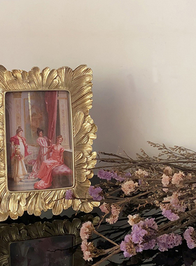 美式风小摆古典油画装饰相框