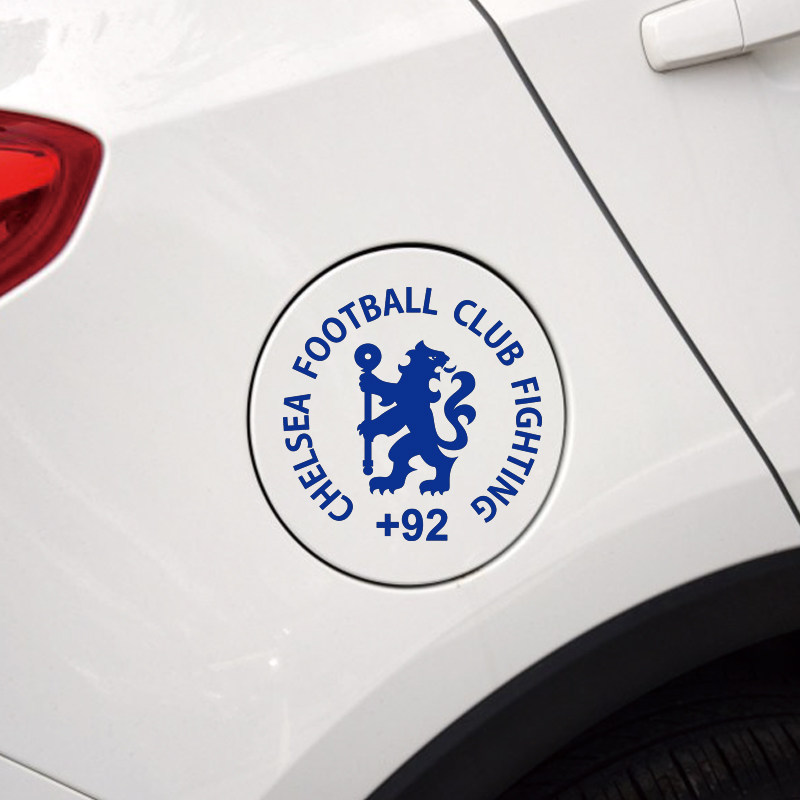 车路士 切尔西足球队标 油箱盖贴 车身贴 汽车装饰车贴