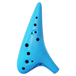 风雅陶笛12孔塑胶树脂塑料中音C调AC调老师推荐款陶笛小学生专用