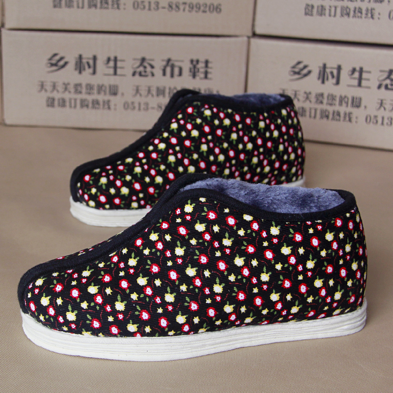 手工棉布千层底保暖冬季加厚棉鞋