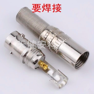 要焊接BNC母接头75-3-5视频线Q9