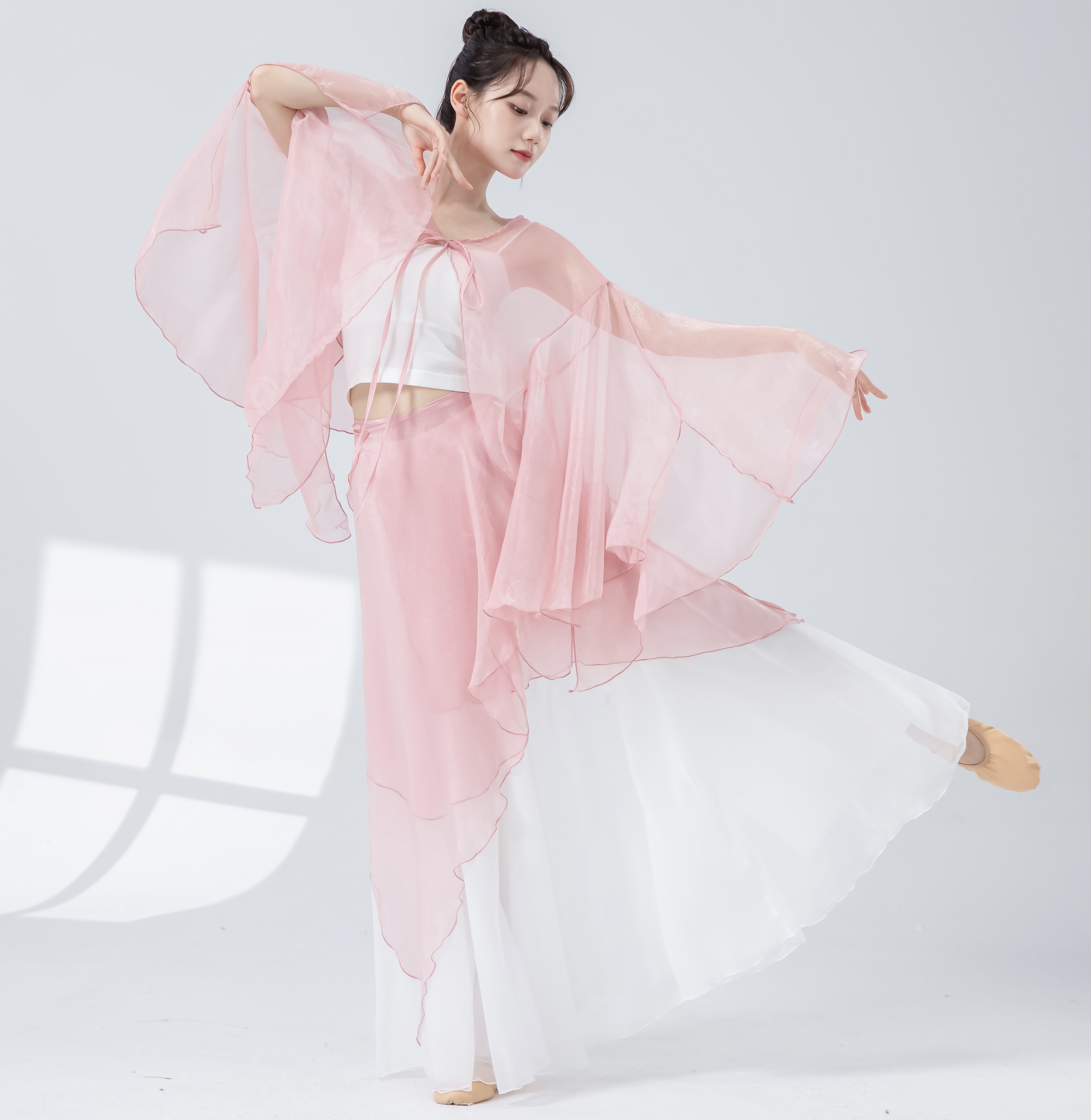 新款古典舞蹈服女身韵纱衣仙气飘逸国风舞蹈演出服古风节目表演服