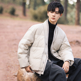 2025年冬男微阔标90针织拼接西装羽绒服A230-95718-P268(控368)，男装西服套装，电商A230