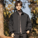 2025冬男微宽松立领标90白鸭绒夹克外套A230-0793-P228(控328)，男装夹克，电商A230