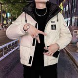 2025冬主推男小宽松连帽宇航员立体面料羽绒服外套A230-6927-P195，男装羽绒服，电商A230