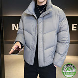 2025冬男微宽松立领标90泡芙穿刺羽绒服A230-2577-P299(控399)，男装羽绒服，电商A230