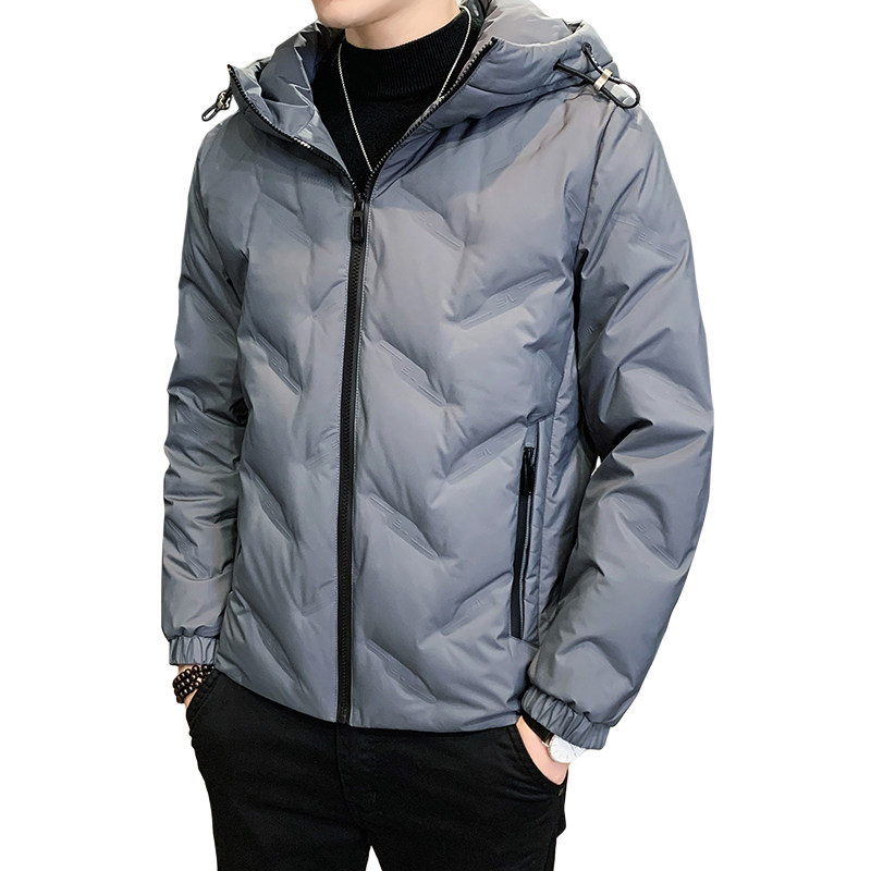 2025冬季男标90连帽压花休闲保暖羽绒服A230-K002-P195(控290),男装羽绒服,电商A230