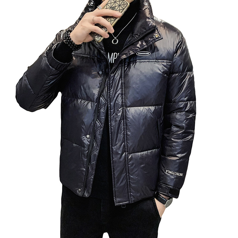 2025冬款男款拼接细格贴标微宽松羽绒服A230-66010-P125（控199）,男装羽绒服,电商A230