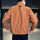 2025秋季男士款立领B字母微阔工装夹克外套A230-1087-P150(控195)，男装夹克，电商A230