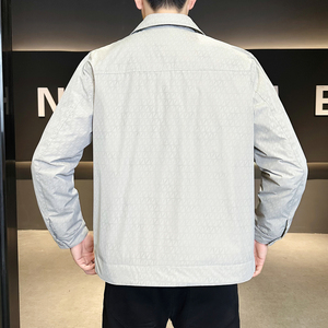 2025冬男修身新标50%轻薄夹克式羽绒服A230-6661-P158（控199）图片