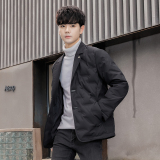 2025冬男标90修身方领压花西装羽绒服A230-K003-P195（控290），男装西服套装，电商A230