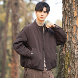 2025冬男宽松圆领标90白鸭绒轻奢羽绒服A230-8166-P275(控375)，男装羽绒服，电商A230