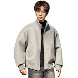 2025年冬季男款年货针织立领加棉呢子外套A230-1086-P185(控285），女装短外套，电商A230