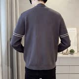 2025秋装新款高品质纯色毛衣针织衫开衫男士外套A230-66281-P88，男装针织衫/毛衣，电商A230