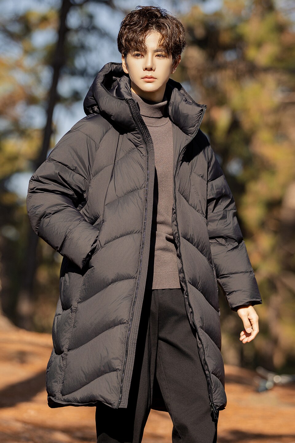 2025冬季男年货款泡芙长款新标90羽绒服A230-2589-P499(控670),男装羽绒服,电商A230