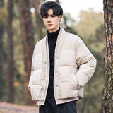 2025年冬男微阔标90针织拼接西装羽绒服A230-95718-P268(控368)，男装西服套装，电商A230