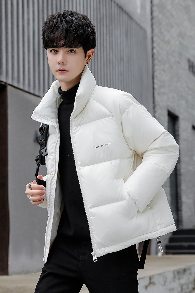 2025冬男女同款立领字母印花纯色面包服A230-7007-P145（控245），鞋类箱包手腕包，电商A230