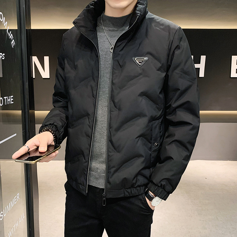 2025冬男款标90修身压花立领贴标羽绒服A230-K006-P175(控270)，男装羽绒服，电商A230