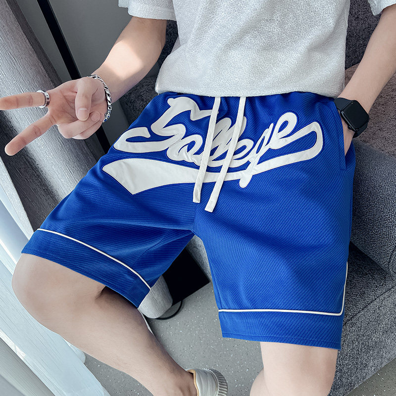 2025年夏季男女同款直筒针织斜纹短裤运动裤A230-601-P58（控85）,男装休闲裤,电商A230