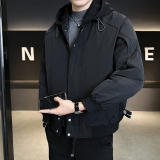 2025年冬男微宽松针织帽标白鸭绒羽绒服A230-756-P228(控328)，男装羽绒服，电商A230