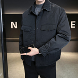 2025冬男微宽松牛仔方领标90轻薄羽绒服A230-86061-P248(控348)，男装羽绒服，电商A230