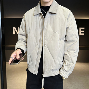 2025冬男微宽松磨砂面料标90方领羽绒服A230-1001-P238(控338)图片