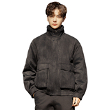 2025冬男款羊羔毛领鹿皮绒标90羽绒外套A230-0031-P259(控359），女装短外套，电商A230